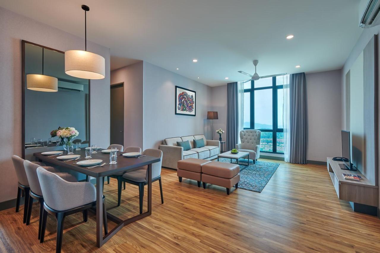 Mercure Living Putrajaya Dış mekan fotoğraf A typical living room of a serviced apartment in Kuala Lumpur, Malaysia.